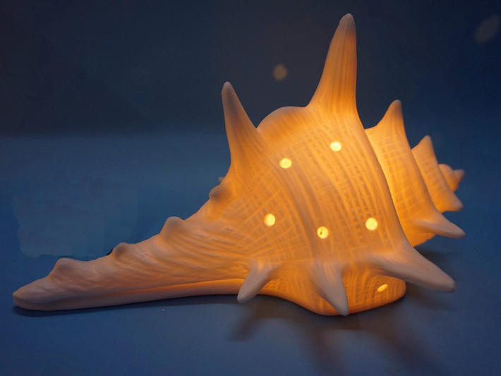 Porcelain Conch Light