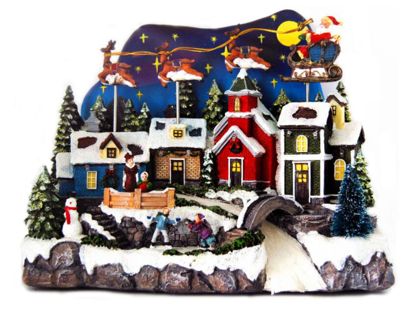 Lighted Christmas Village
