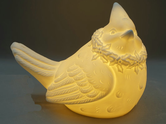 Spring bird with LED Light